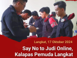 Say No to Judi Online, Kalapas Pemuda Langkat Sidak Ponsel Para Petugas