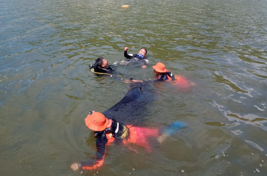 Pekerja Proyek Tano Ponggol Ditemukan 5 Meter di Dasar Danau Toba