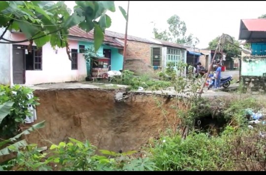 Rumah Terancam Roboh, Pemko Siantar Belum Bisa Membantu