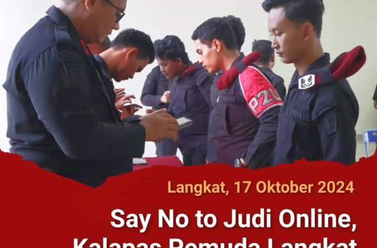 Kalapas Pemuda Langkat gelar sidak memeriksa ponsel jajarannya agar tak lakukan judi online